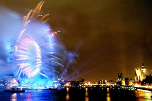 London Eye New Years Eve Fireworks