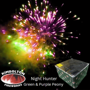 Night Hunter - 100 Shot Green & Purple Peony